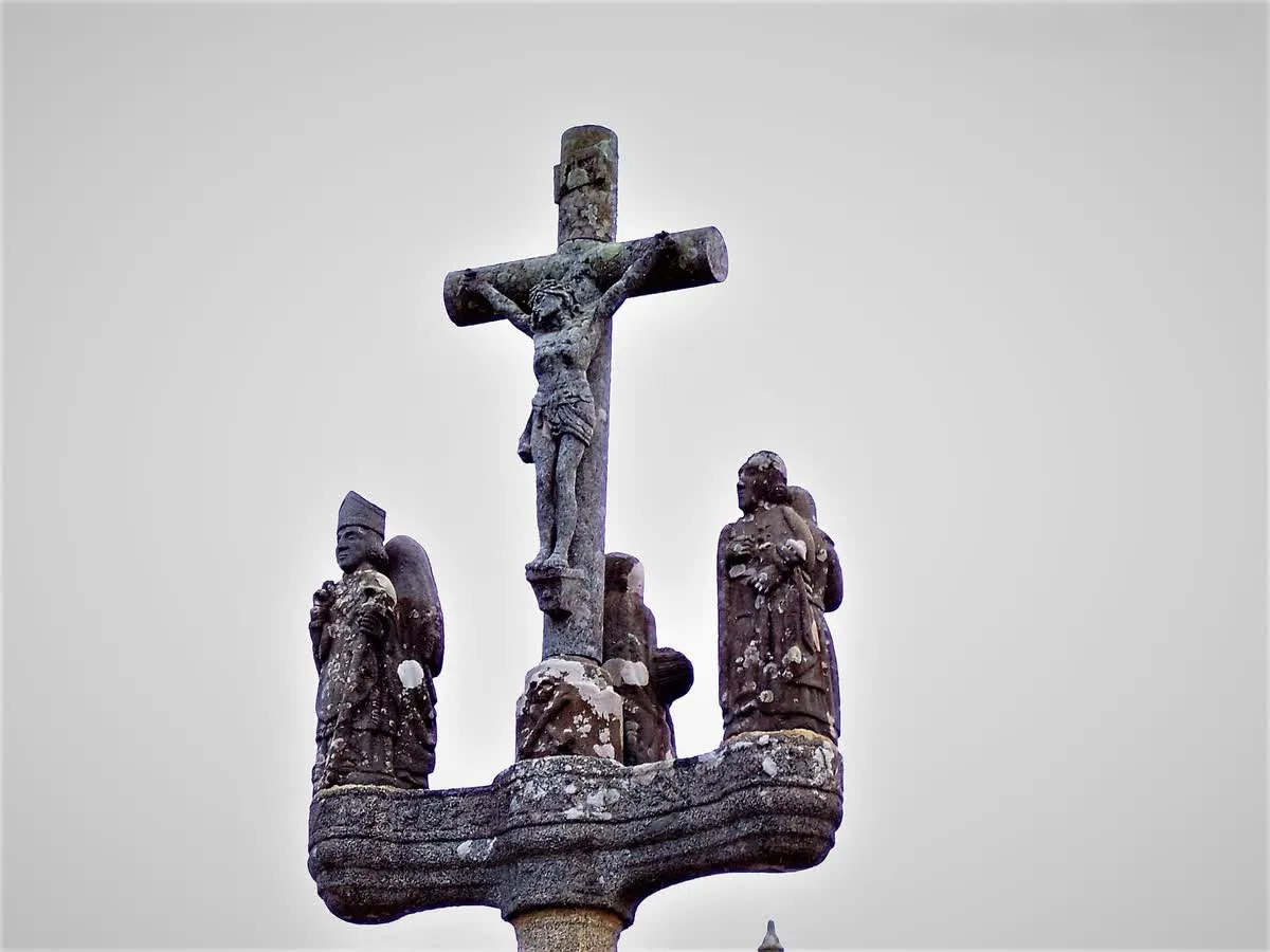 Un calvaire à Saint-Frégant, dans le pays de Lesneven